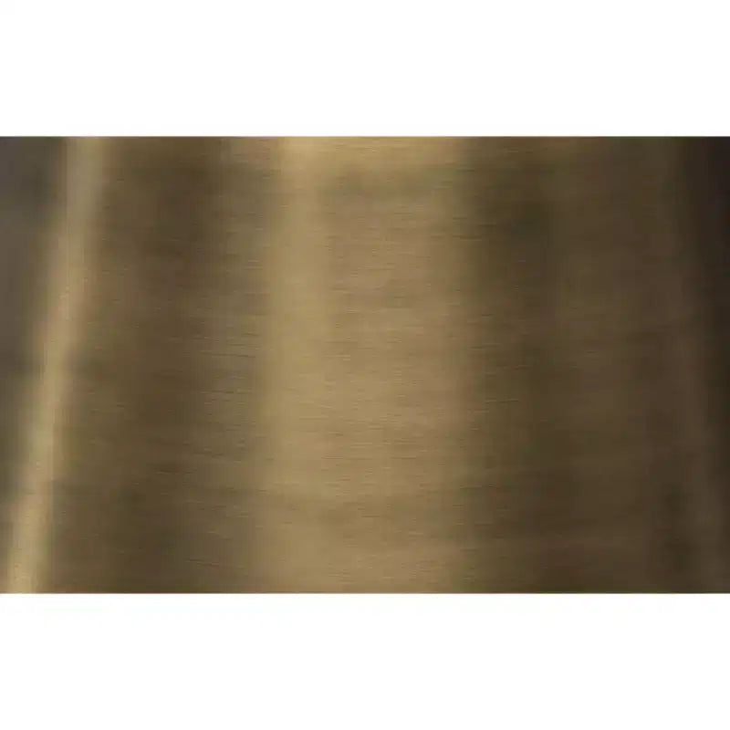 Tavolino in metallo da 14 pollici di larghezza, piano in marmo bianco con base in ottone anticato, completamente assemblato