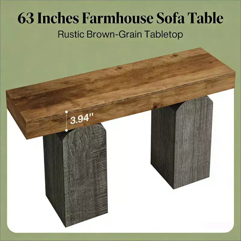 Tavolo Console Moderno da 160 cm con Gambe ad Arco per Soggiorno, Ingresso e Corridoio