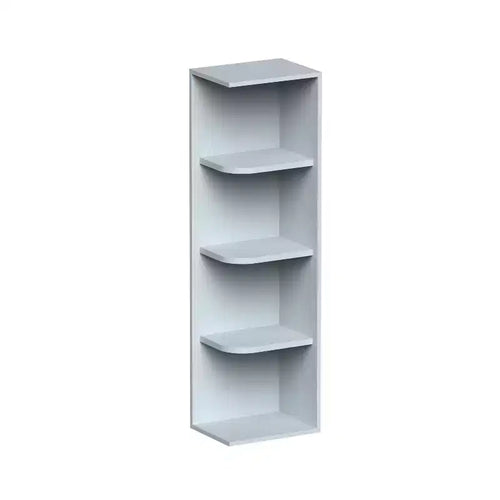 Pensile da Cucina Base Shaker 30,5 cm L x 106,7 cm A x 22,9 cm P, Telaio in Legno Massiccio, Vernice a Bassa Emissione di VOC a Base d'Acqua, RTA, Grigio Tortora